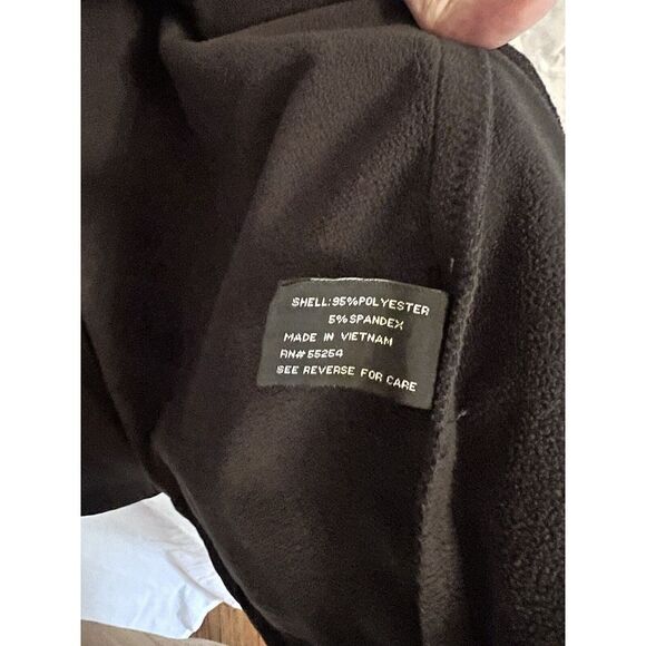 Champion men's soft shell full zip jacket black XL mid weight fleece lined - Picture 7 of 8